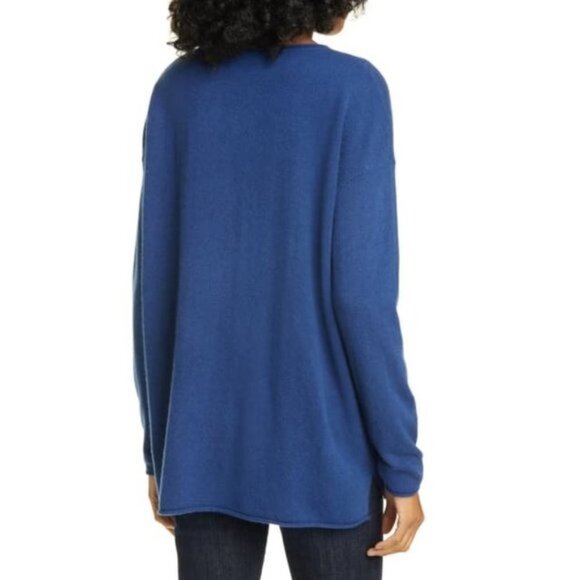 Nordstrom Signature Long Sleeve Cashmere Tunic Sweater - Picture 2 of 6